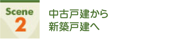 Scene2 中古戸建から新築戸建へ